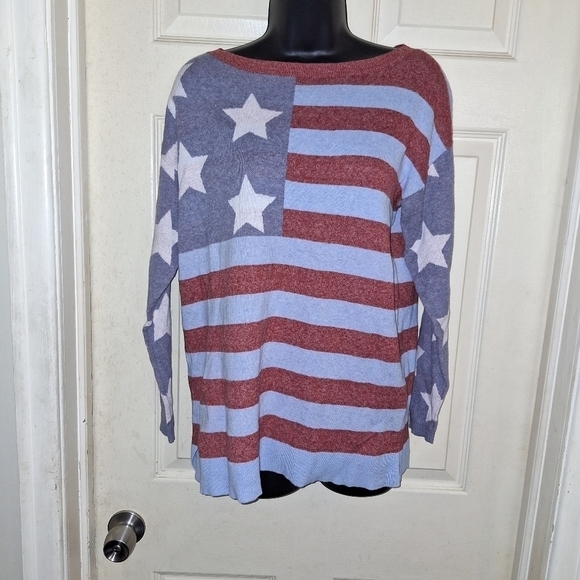 Coldwater creek stars and stripes sweater - Picture 1 of 4